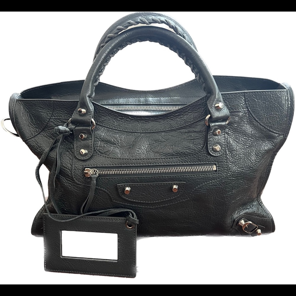 Balenciaga Agneau Classic Hardware City Lambskin Tote
